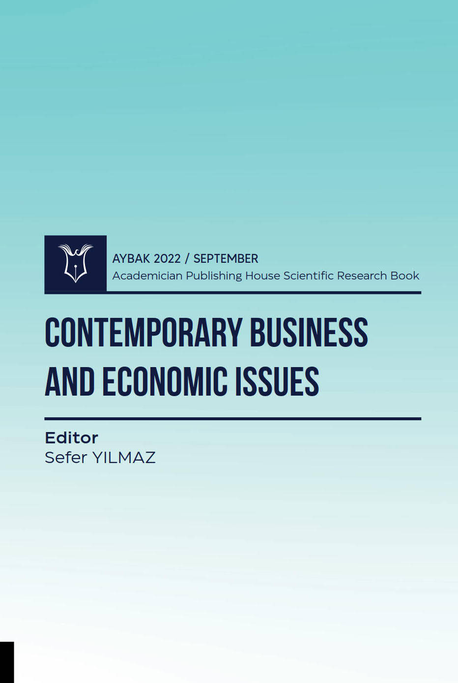 Contemporary Business and Economic Issues ( AYBAK 2022 Eylül )
