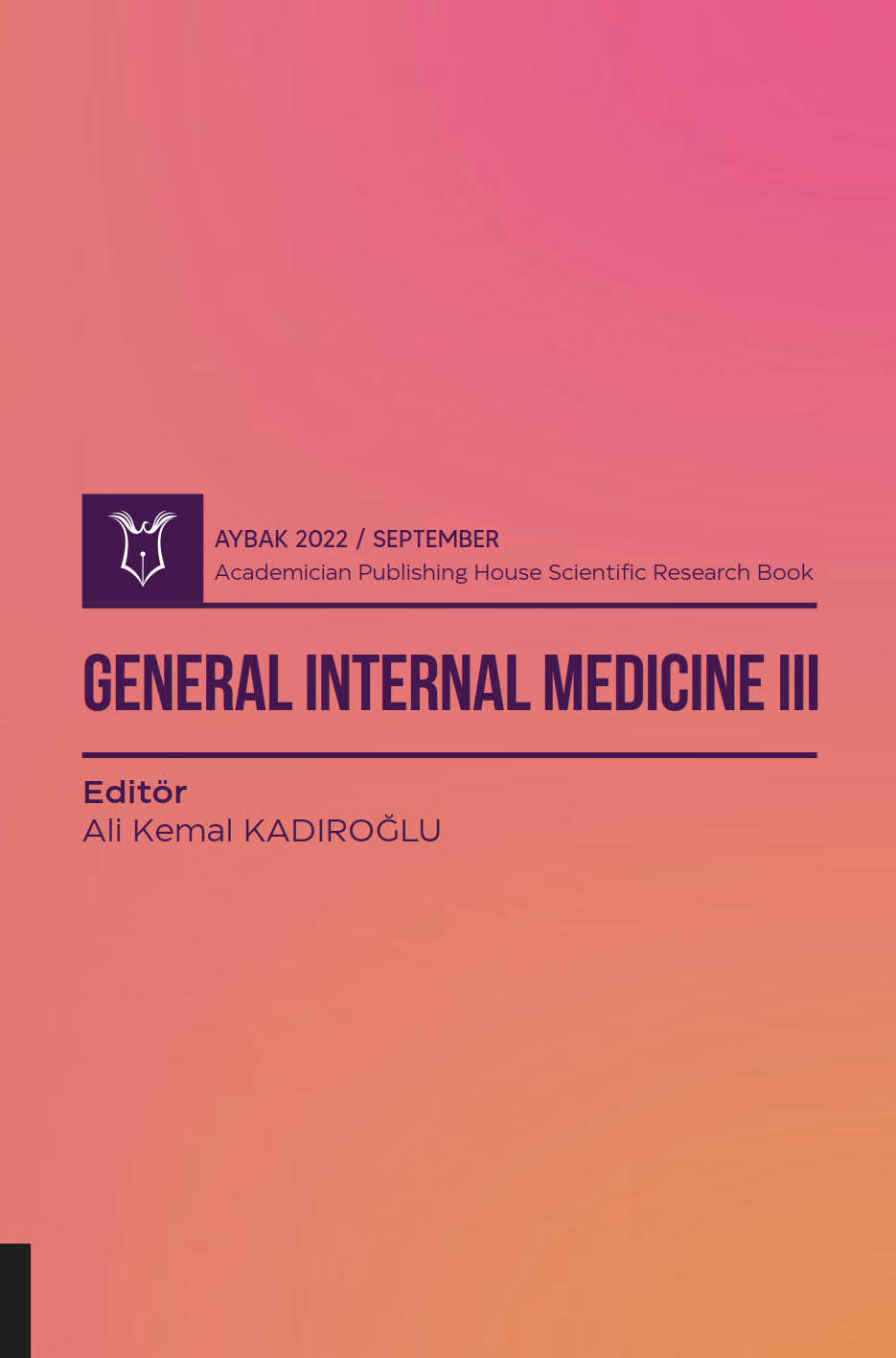 General Internal Medicine III ( AYBAK 2022 Eylül )