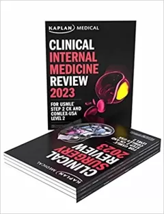 Kaplan Medical`s Clinical Medicine Complete 5-Book Subject Review 2023: Lecture Notes for USMLE Step 2 CK and COMLEX-USA Level 2