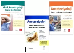 Anesteziyoloji Board Sınav Kitapları 3 lü Set