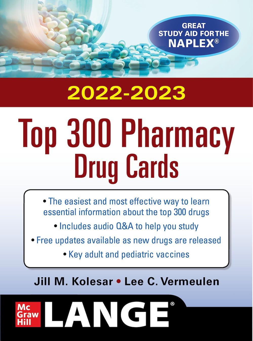 McGraw Hill`s 2022/2023 Top 300 Pharmacy Drug Cards
