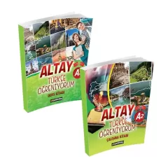Altay Türkçe Öğreniyorum A2 Set - Yabancılara Türkçe Öğretimi Kitapları