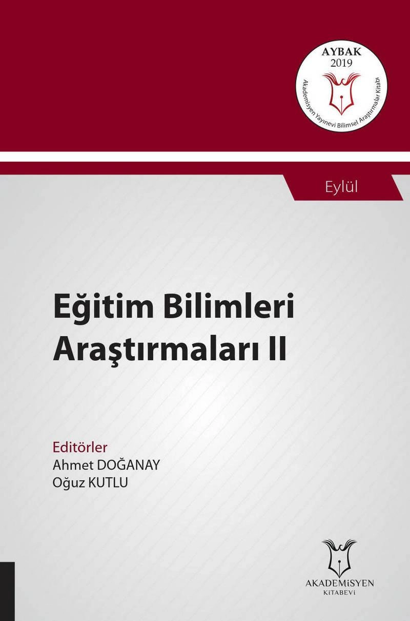 Eğitim Bilimleri Araştırmaları II ( AYBAK 2019 Eylül )