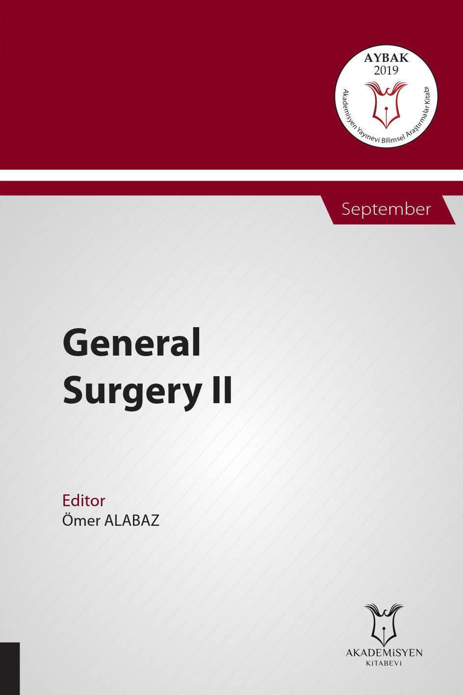 General Surgery II ( AYBAK 2019 Eylül )