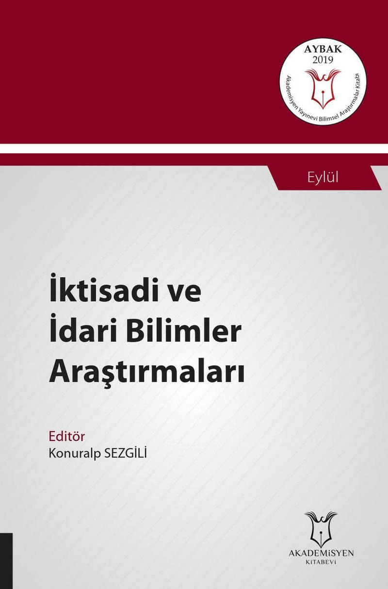 İktisadi ve İdari Bilimler Araştırmaları ( AYBAK 2019 Eylül )