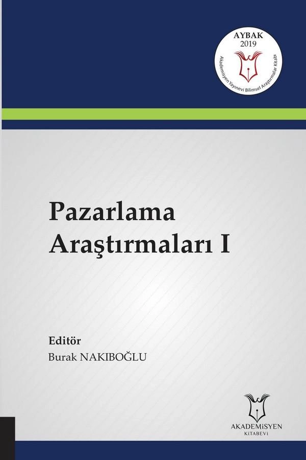 Pazarlama Araştırmaları I ( AYBAK 2019 Mart )