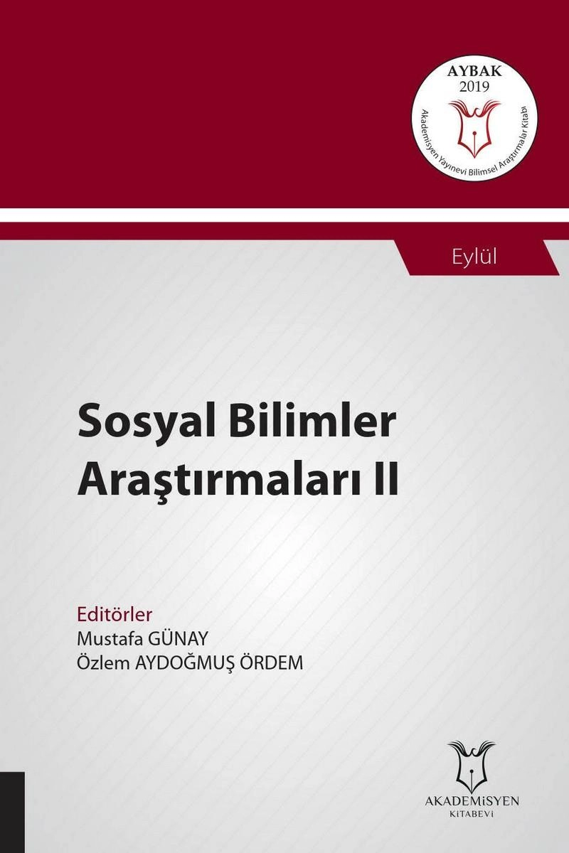 Sosyal Bilimler Araştırmaları II ( AYBAK 2019 Eylül )