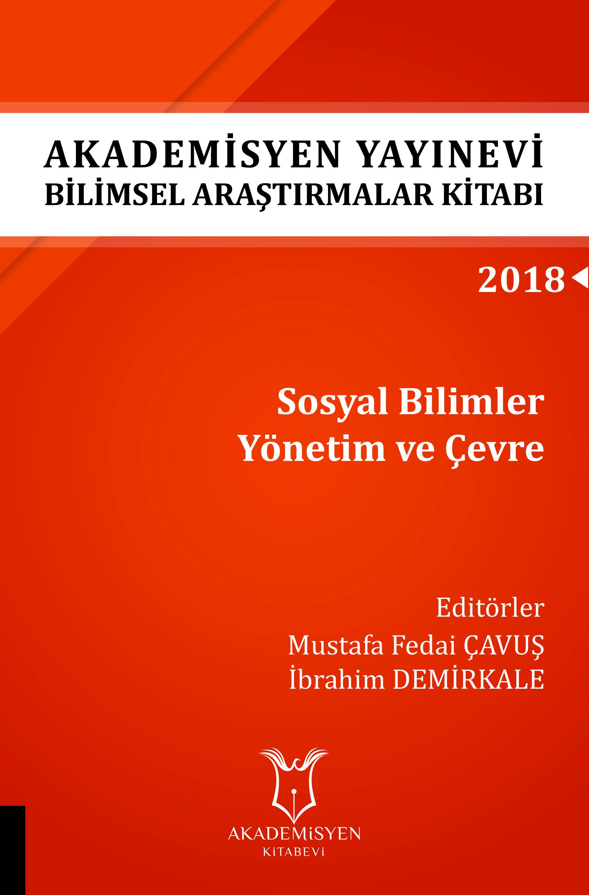 Sosyal Bilimler Yönetim ve Çevre( AYBAK 2018 Eylül )