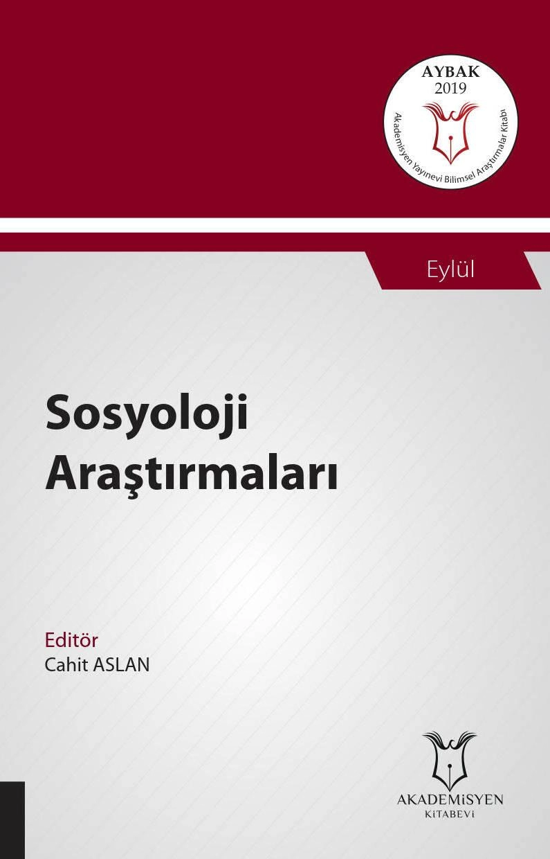 Sosyoloji Araştırmaları ( AYBAK 2019 Eylül )