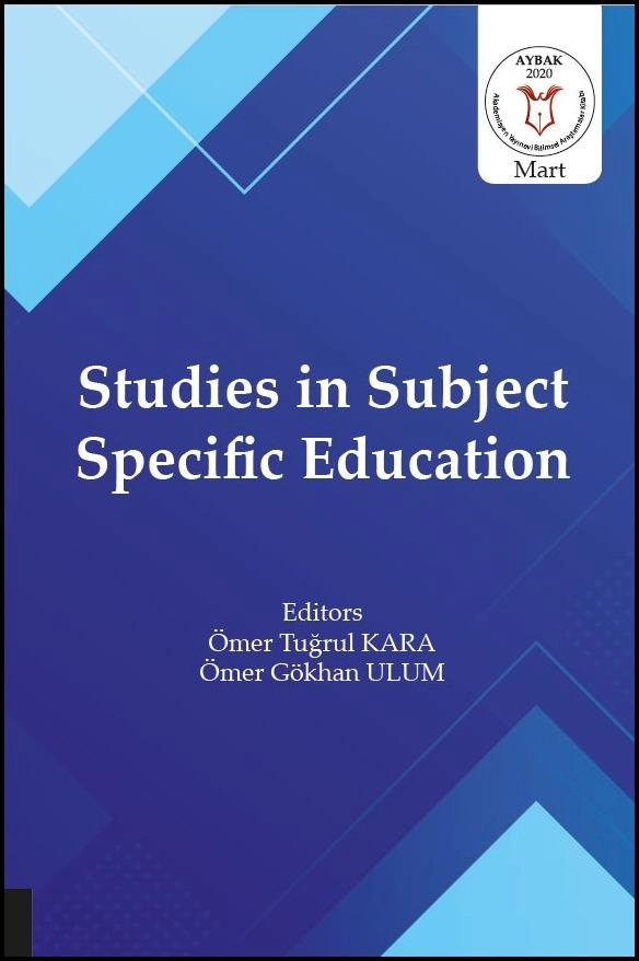 Studies in Subject Specific Education ( AYBAK 2020 Mart )