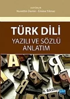 Türk Dili Yazılı ve Anlatım Sözlü Anlatım