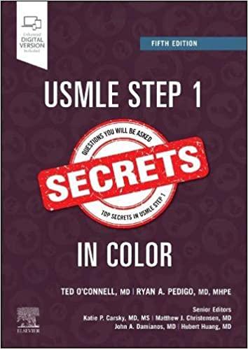 USMLE Step 1 Secrets in Color, 5th Edition