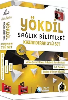 Yargı YÖKDİL Sağlık Bilimleri Kazandıran 3 Kitaplık Set